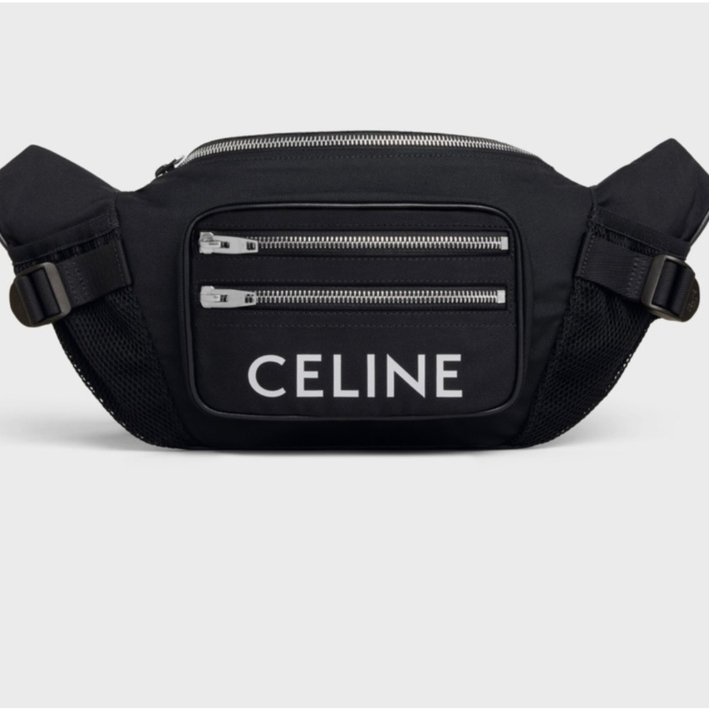 CELINE BELT BAG TREKKING IN NYLON WITH CELINE PRINT